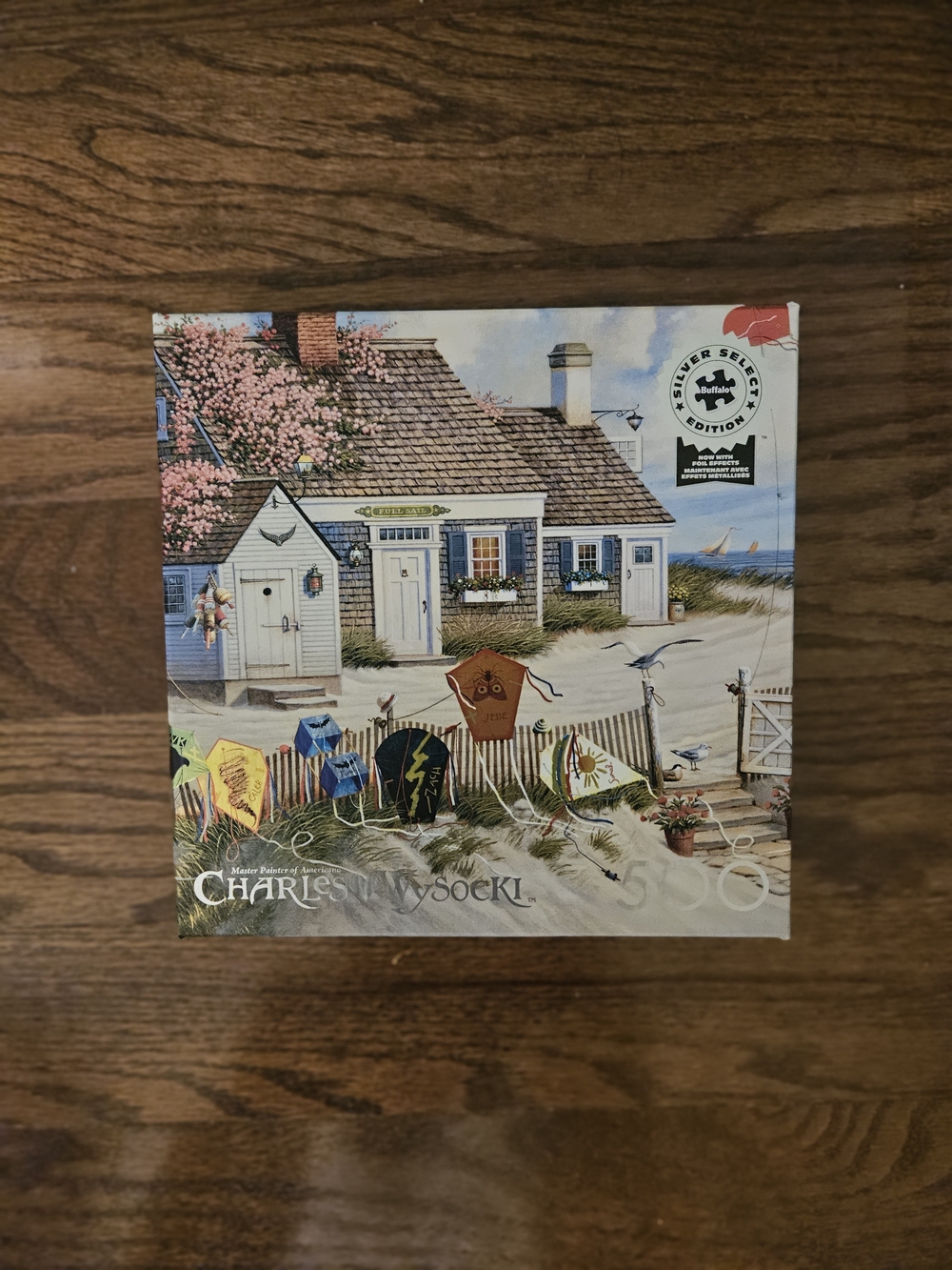 Charles Wysocki Seaside Kite Puzzle - 500 Piece Foil Puzzle